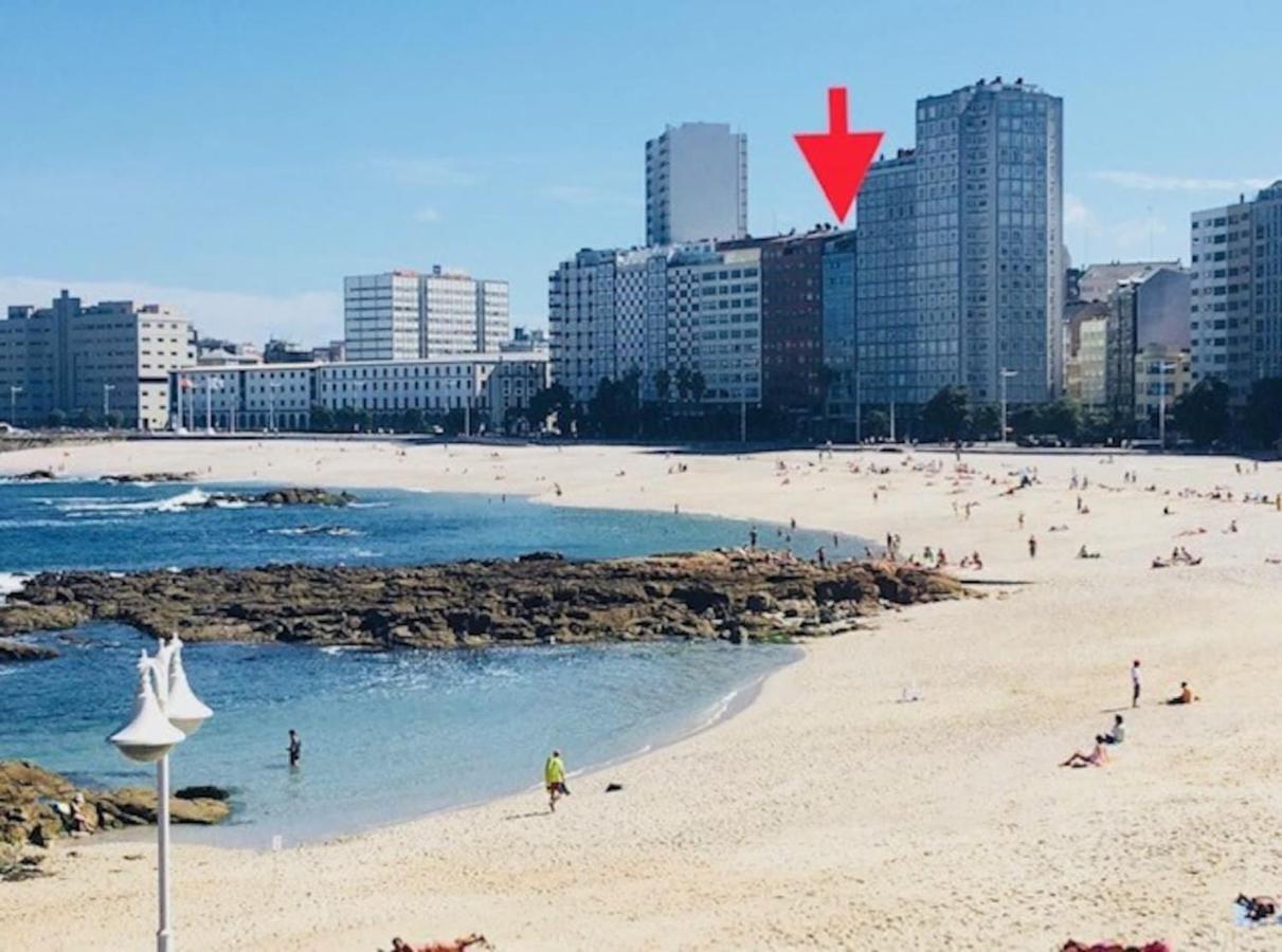 Vivienda Con Increibles Vistas A La Playa De Riazor Apartment A Coruna Exterior photo